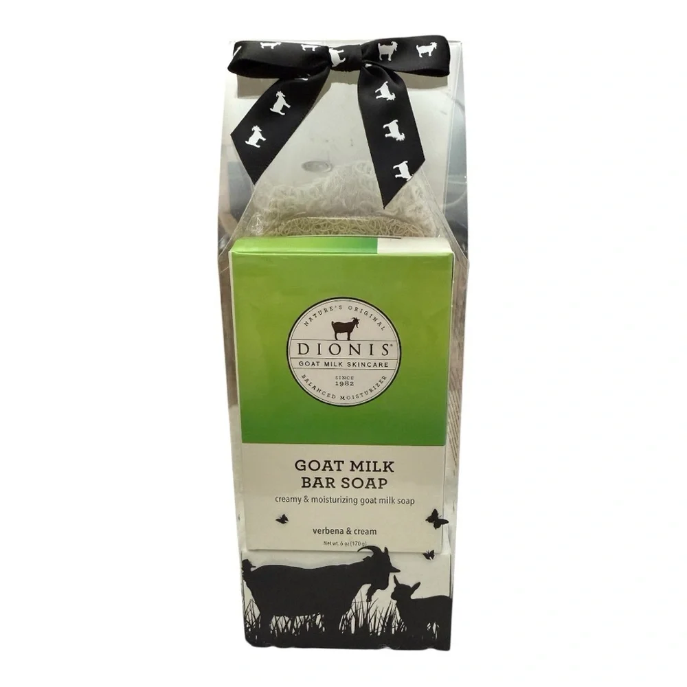 Dionis Goat Milk Bar Soap - Verbena and Cream